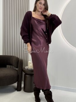 SUKIENKA LAONA BURGUND