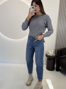 SWETER LUNA SZARY SWETER LUNA SZARY