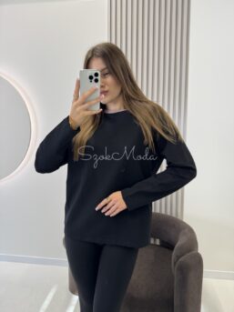 BLUZKA ESENTIAL CZARNA