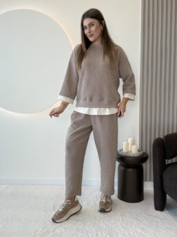 SPODNIE COMFY BEŻ SPODNIE COMFY BEŻ