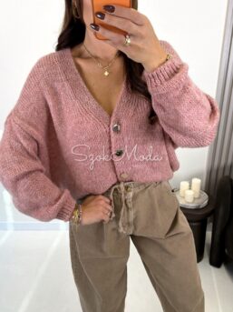 SWETER LENA – BRUDNY RÓŻ