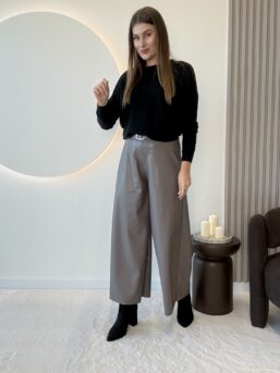 SWETER Z VISCOZĄ HONEY CZARNY SWETER Z VISCOZĄ HONEY CZARNY